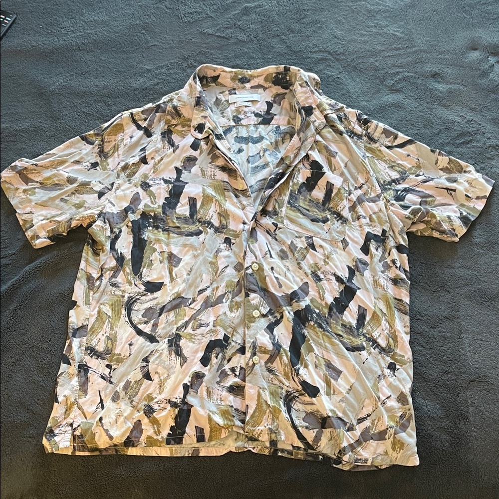Urban Outfitters Camouflage Button Down Shirt